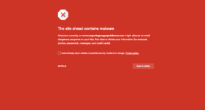 Picture of website malware removal